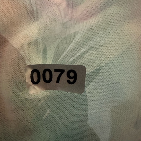 Yana K Large Cari Tie dye Shorts Pink Yellow Mint - Picture 6 of 6